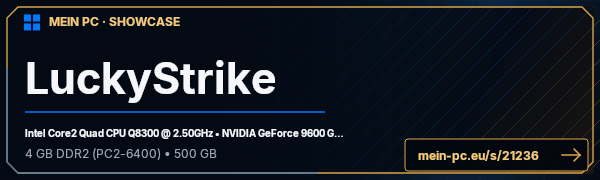 PC-Showcase LuckyStrike von nhsdevil auf MEIN PC