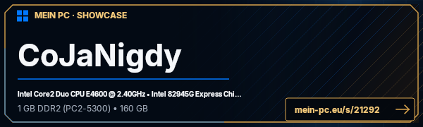 PC-Showcase CoJaNigdy von wazaming auf MEIN PC