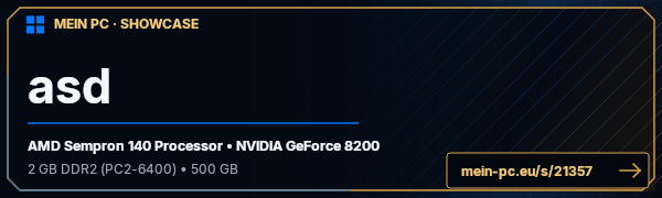 PC-Showcase asd von Albstar99 auf MEIN PC
