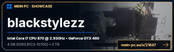 PC-Showcase blackstylezz von blackstylezz auf MEIN PC
