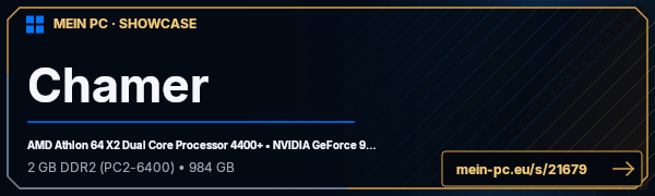 PC-Showcase Chamer von wowgamer91 auf MEIN PC