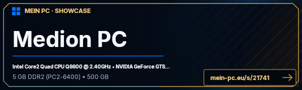 PC-Showcase Medion PC von Maverin auf MEIN PC