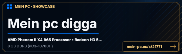 PC-Showcase Mein pc digga von jiNzox3 auf MEIN PC