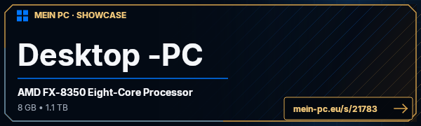 PC-Showcase Desktop -PC von audi auf MEIN PC