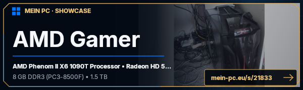 PC-Showcase AMD Gamer von Jerry227 auf MEIN PC