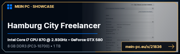 PC-Showcase Hamburg City Freelancer von Xenos auf MEIN PC