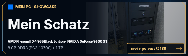 PC-Showcase Mein Schatz von dark_blue auf MEIN PC