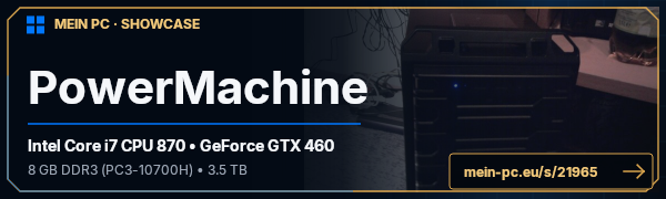 PC-Showcase PowerMachine von PowerMage auf MEIN PC