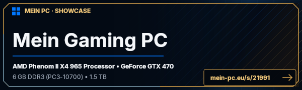 PC-Showcase Mein Gaming PC von Clayton auf MEIN PC