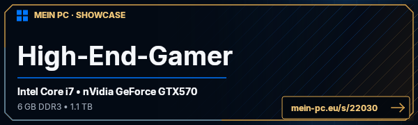 PC-Showcase High-End-Gamer von jurij94 auf MEIN PC