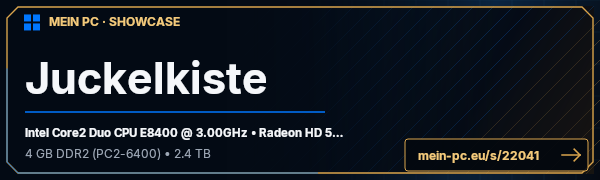 PC-Showcase Juckelkiste von Jaelor auf MEIN PC