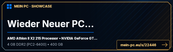PC-Showcase Wieder Neuer PC :D von Select77 auf MEIN PC