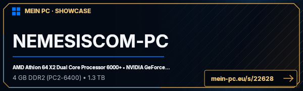 PC-Showcase NEMESISCOM-PC von nemesiscom auf MEIN PC