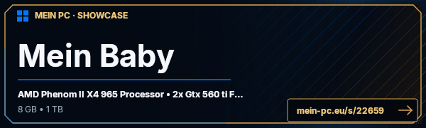 PC-Showcase Mein Baby von Wo0ky auf MEIN PC