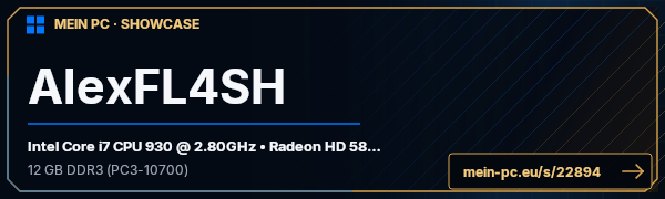 PC-Showcase AlexFL4SH von FL4SH auf MEIN PC
