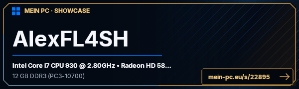 PC-Showcase AlexFL4SH von FL4SH auf MEIN PC