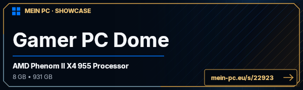 PC-Showcase Gamer PC Dome von Dome auf MEIN PC