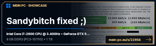 PC-Showcase Sandybitch fixed ;) von LuLz auf MEIN PC