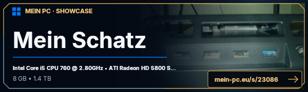 PC-Showcase Mein Schatz von planlos auf MEIN PC