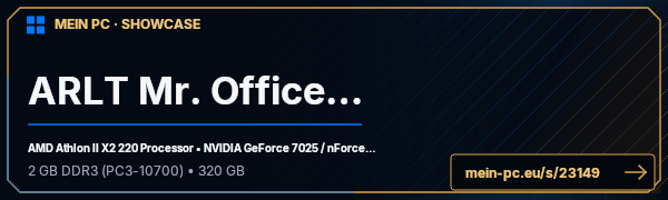 PC-Showcase ARLT Mr. Office VI von WeeDAholiC auf MEIN PC