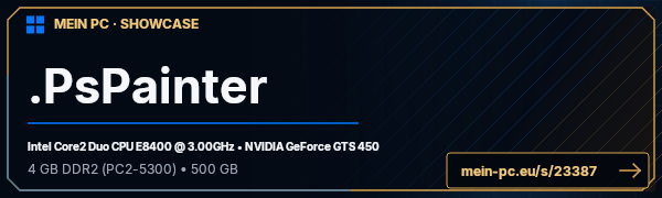 PC-Showcase .PsPainter von baddog144 auf MEIN PC
