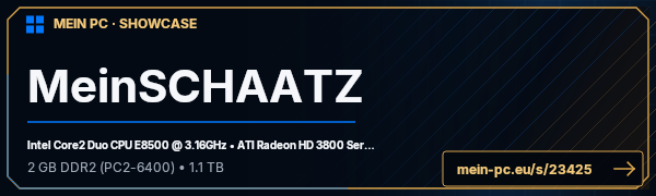 PC-Showcase MeinSCHAATZ von Rorschach1337 auf MEIN PC