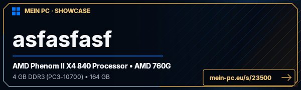 PC-Showcase asfasfasf von 4everuser auf MEIN PC