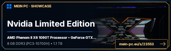 PC-Showcase Nvidia Limited Edition von Phönix auf MEIN PC