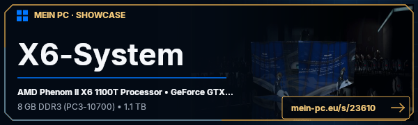 PC-Showcase X6-System von Lightmhere auf MEIN PC