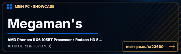 PC-Showcase Megaman's von Megamanwwh auf MEIN PC