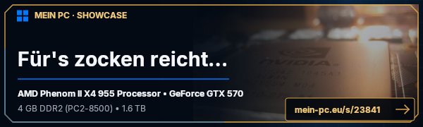 PC-Showcase Für's zocken reichts :) von ich3034 auf MEIN PC
