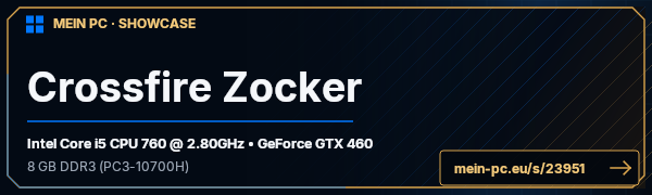 PC-Showcase Crossfire Zocker von kosovaboxl auf MEIN PC