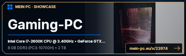 PC-Showcase Gaming-PC von Knutzen auf MEIN PC
