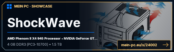 PC-Showcase ShockWave von Goon2011 auf MEIN PC