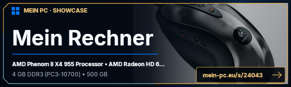 PC-Showcase Mein Rechner von seeder26 auf MEIN PC