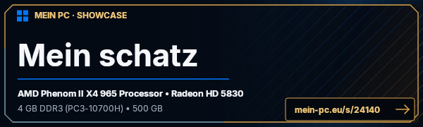 PC-Showcase Mein schatz von SixXxer auf MEIN PC