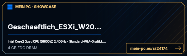 PC-Showcase Geschaeftlich_ESXi_W2008R2 von kerics auf MEIN PC