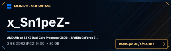 PC-Showcase x_Sn1peZ- von x_Sn1peZ- auf MEIN PC
