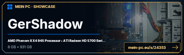 PC-Showcase GerShadow von GerShadow auf MEIN PC