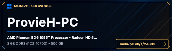 PC-Showcase ProvieH-PC von Thyrik15 auf MEIN PC