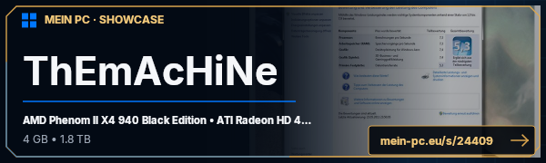 PC-Showcase ThEmAcHiNe von ak1504 auf MEIN PC