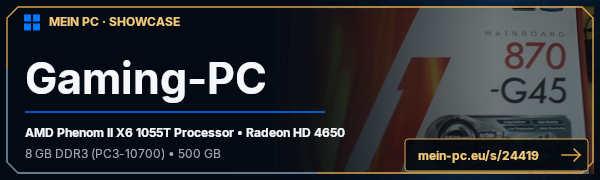 PC-Showcase Gaming-PC von Merio auf MEIN PC