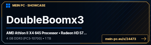 PC-Showcase DoubleBoomx3 von babykill99 auf MEIN PC