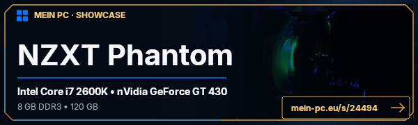 PC-Showcase NZXT Phantom von unglaublich auf MEIN PC