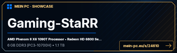 PC-Showcase Gaming-StaRR von PC-Edward auf MEIN PC