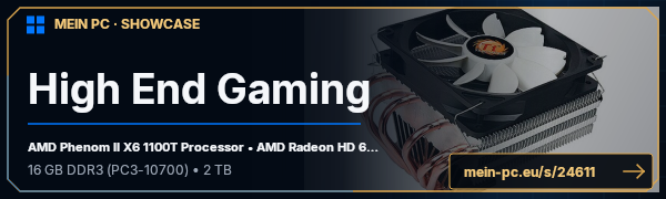 PC-Showcase High End Gaming von xXxLeonardoxXx auf MEIN PC