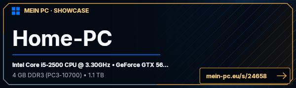 PC-Showcase Home-PC von ZarrocZuckz auf MEIN PC