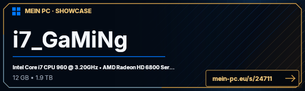 PC-Showcase i7_GaMiNg von Billabongboy auf MEIN PC