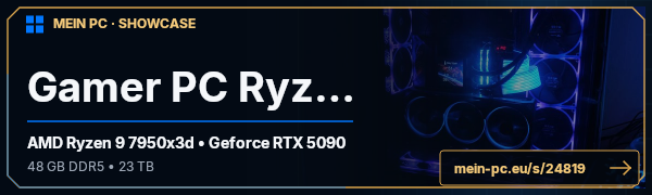 PC-Showcase Gamer PC Ryzen von Gamer89999 auf MEIN PC