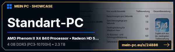 PC-Showcase Standart-PC von iAffe auf MEIN PC
